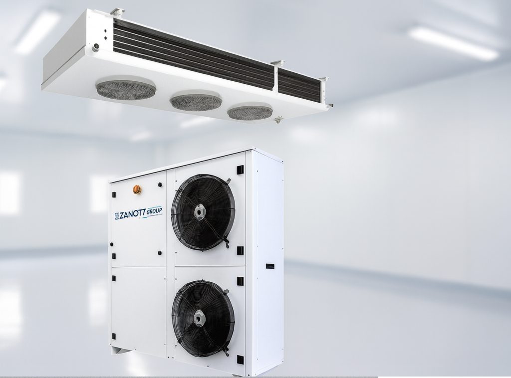 Equipos de refrigeración industrial para cuartos fríos, unidades condensadoras y evaporadores de alta eficiencia energética en Costa Rica.