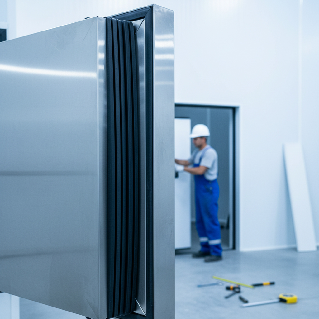 componentes, herrajes y puertas frigoríficas para cuartos fríos y sistemas industriales en Costa Rica por EcoClima CR