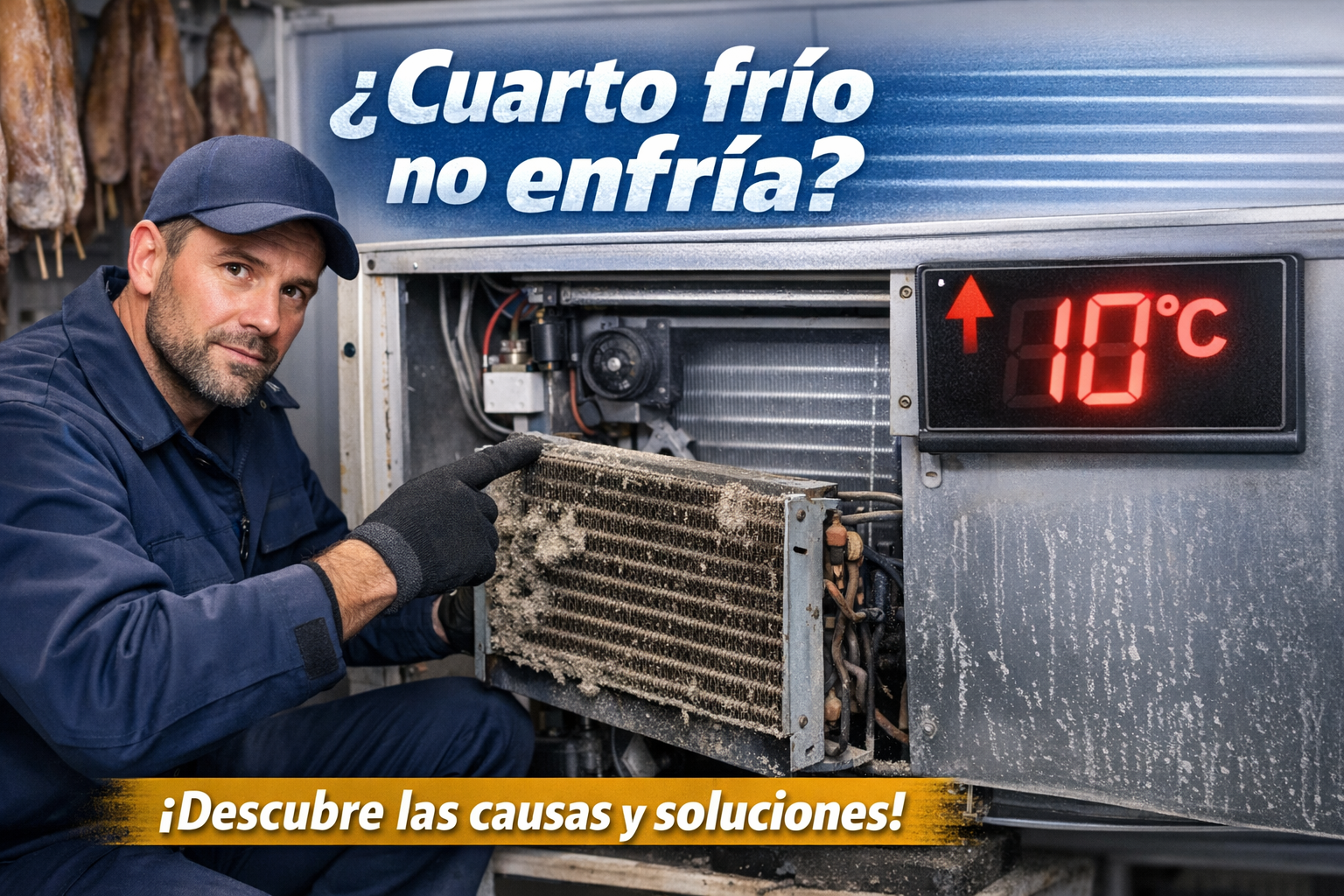 Cuarto frío no enfría: causas más comunes y cómo solucionarlo a tiempo